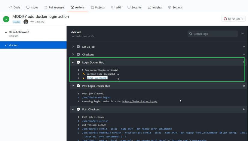 Github Actions Tutorials Setup Docker Hub Github Workflow CI CD