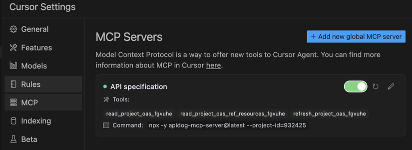 Cursor-setting
