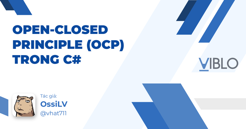 Open-Closed Principle (OCP) trong C#