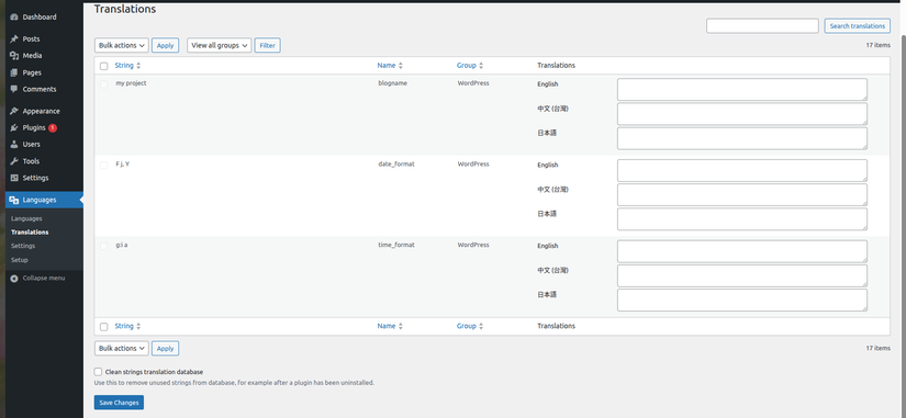 [Wordpress] Tạo plugin hỗ trợ Polylang free version: String translation