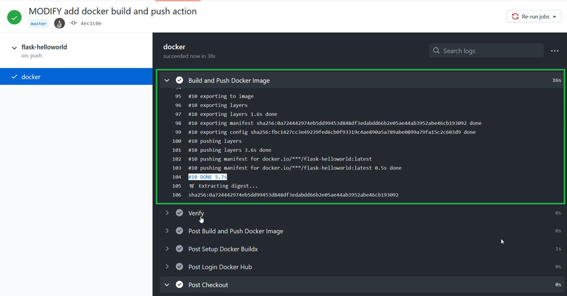 Github Actions Tutorials: Setup Docker Hub + Github Workflow CI / CD ...