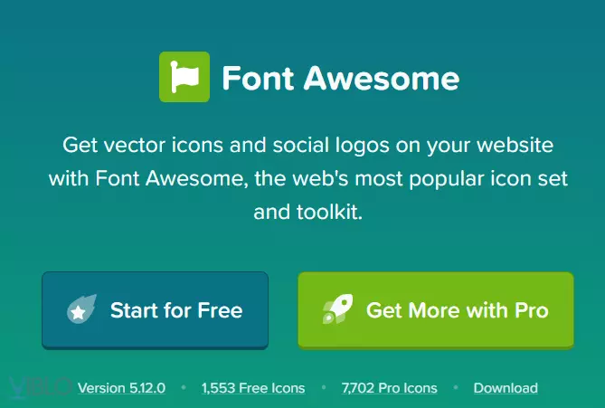 Download Font awesome 5 cdn download for better performance