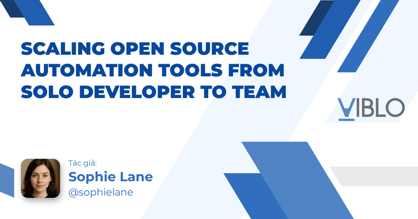 Scaling Open Source Automation Tools From Solo Developer to Team