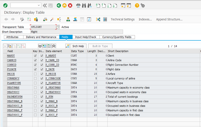 STRUCTURE và TABLE trong SAP ABAP