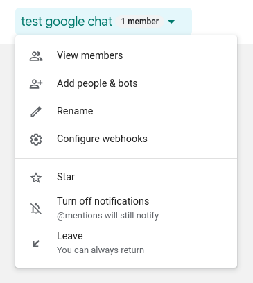 Exception notification với Google Chat