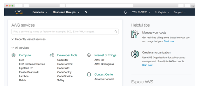 Trang chủ Management Console