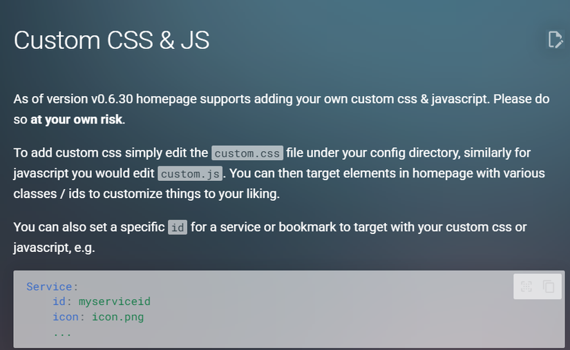 File CSS, JS - - System Monitoring:
    - Proxmox PVE:
        icon: si-proxmox-#FFFFFF
        href: https://pve