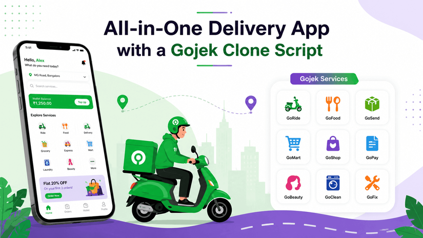 Build an All-in-One Delivery App with a Gojek Clone Script