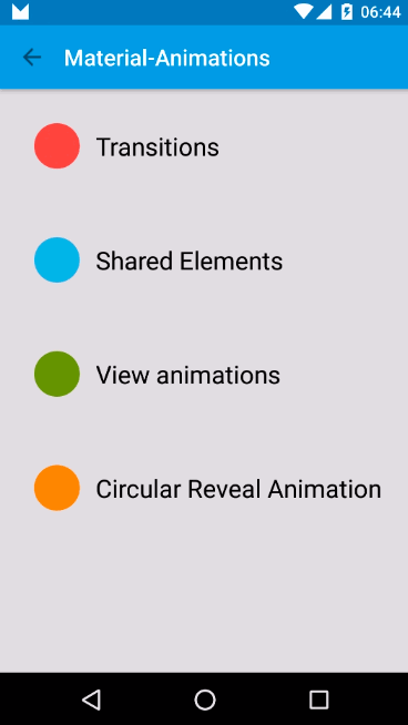 Android Material Design (Tìm hiểu về Animations & Transitions)
