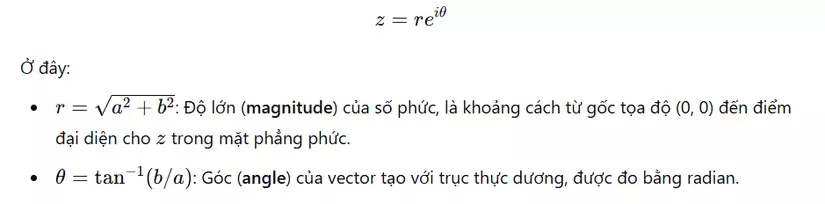 Image 3. Số phức ở dạng cực