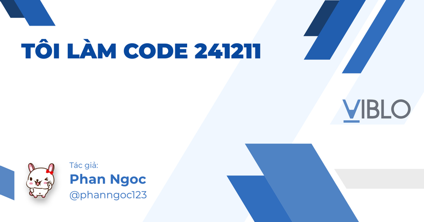 tôi làm code 241211