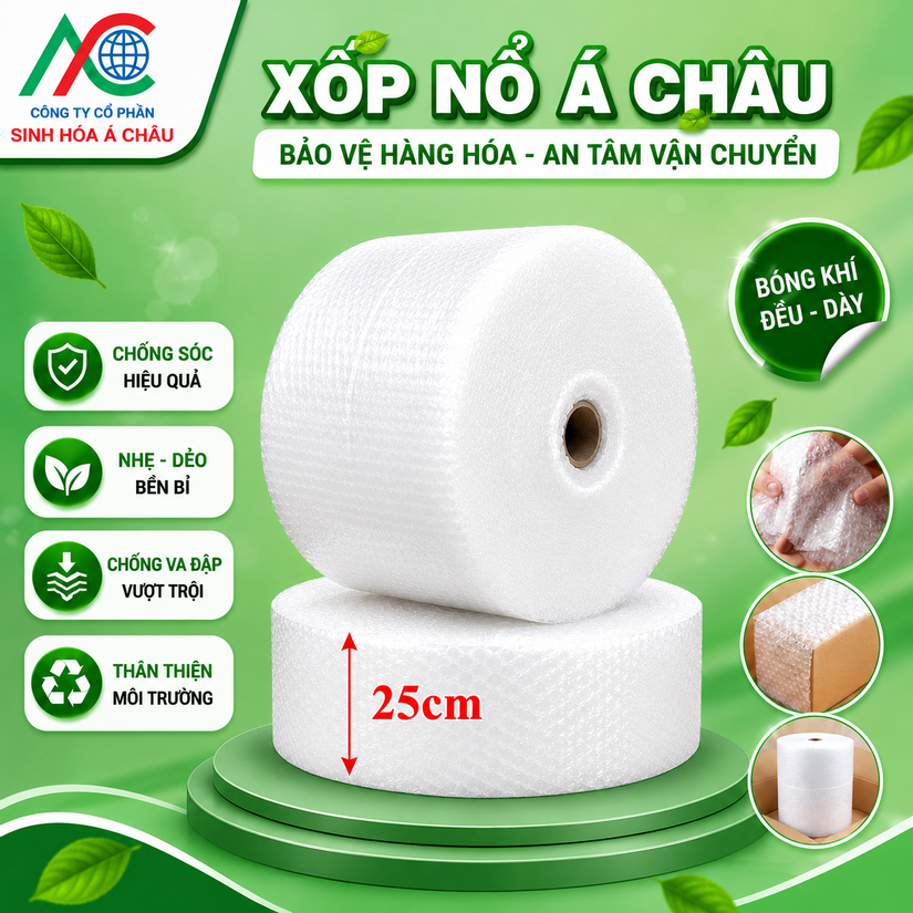 Giảm 20% hao hụt bao bì ngành hàng sách và thiết bị cầm tay nhờ chuẩn hóa bản rộng màng xốp 25cm