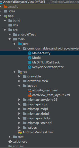 Sử dụng DiffUtil trong Android RecyclerView