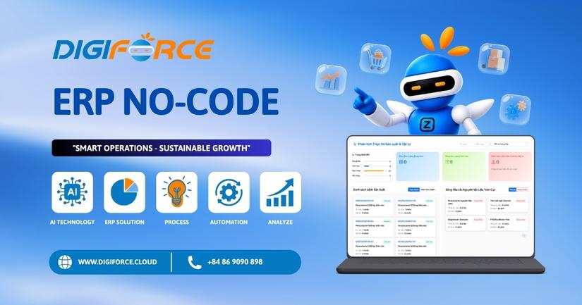 Digiforce – Hệ sinh thái ERP Việt Nam giúp doanh nghiệp vận hành thông minh và thống nhất