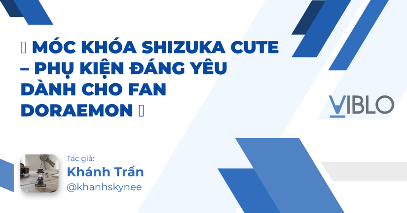 🌸 Móc Khóa Shizuka Cute – Phụ Kiện Đáng Yêu Dành Cho Fan Doraemon 💖