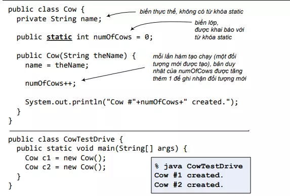 Biến Static trong Java: Tất Tần Tật Bạn Cần Biết