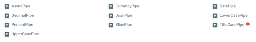 List pipes