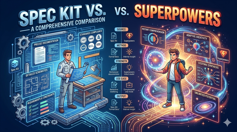 Spec Kit Process 📘 Spec Kit vs. Superpowers ⚡ — A Comprehensive Comparison & Practical ...