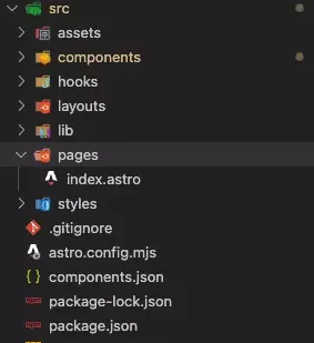 Code file structure