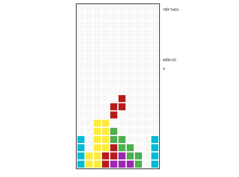 Cùng thử viết một game xếp hình (Tetris) hoàn chỉnh từ con số 0 (Phần 3: Ăn  điểm và Game Over)