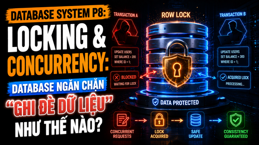 🗄️🧠 Locking & Concurrency: Database Ngăn Chặn Ghi Đè Dữ Liệu Như Thế ...