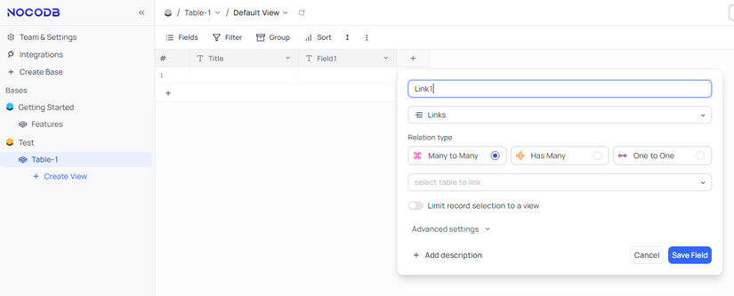 Nocodb Gui Giới thiệu về NocoDB