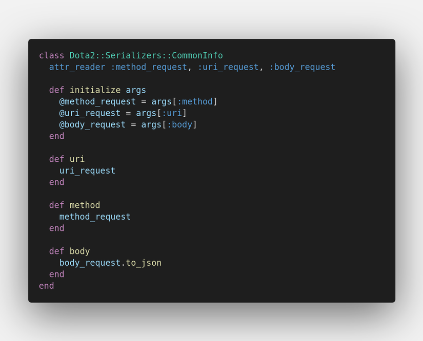 Serializer common_info.rb