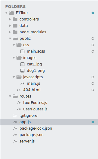 Express Basic: F1Tours Project - Circuit7 - Serving Static Files and  Environtment Variables