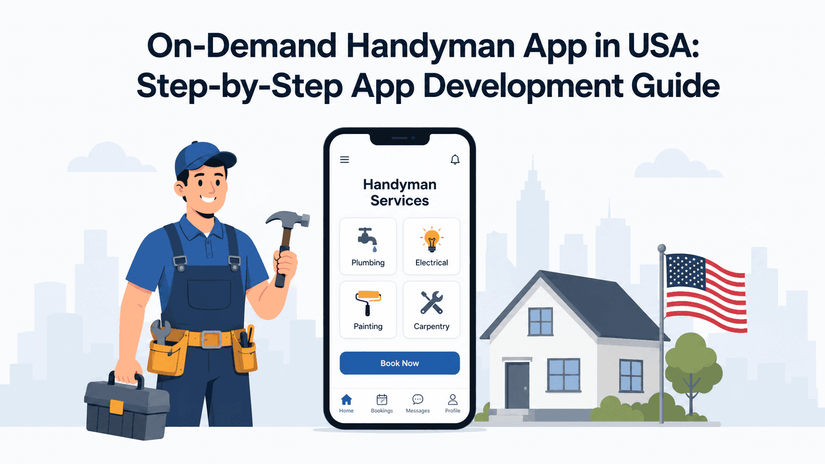 On-Demand Handyman App in USA: Step-by-Step App Development Guide