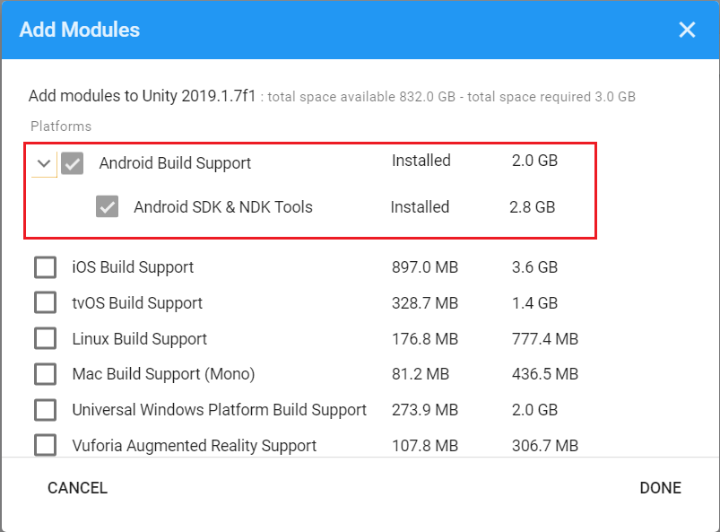 oculus go unity setup