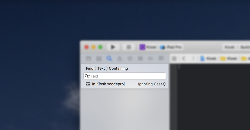 Xcode Search: Một số Tip cực hay không phải ai cũng biết
