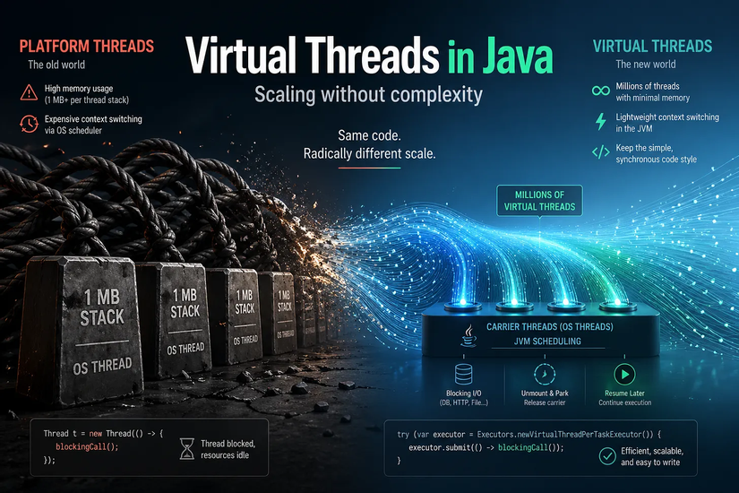 Java Virtual Threads: Khi Concurrency trở nên dễ thở hơn