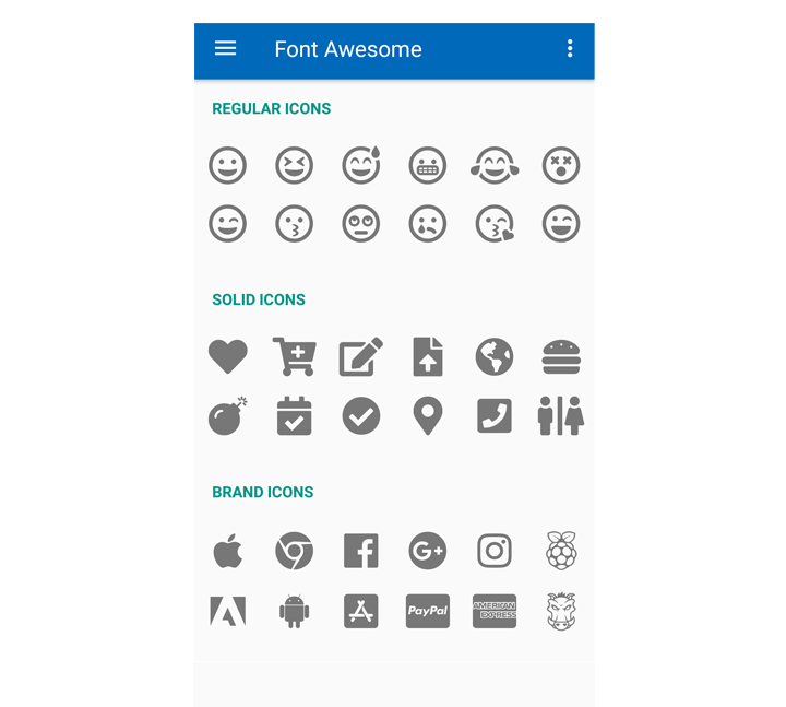 Sử dụng Font Awesome Icons trong Android 

Font Awesome đang là lựa chọn hàng đầu cho các nhà phát triển ứng dụng Android vì khả năng tương thích và tích hợp dễ dàng với các ứng dụng Android. Các Font Awesome Icons đồng bộ với hệ thống Android và thường được cập nhật thường xuyên, giúp cho các ứng dụng của bạn luôn có những biểu tượng mới nhất và hấp dẫn.