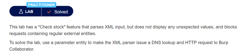 Xxe Lab XXE injection vulnerabilities - Lỗ hổng XML (Phần 3)