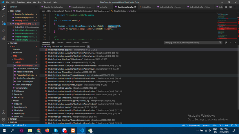 Lỗi báo đỏ code Trong Visual Studio Code - Viblo