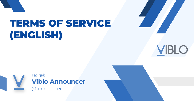Terms of Service (English)