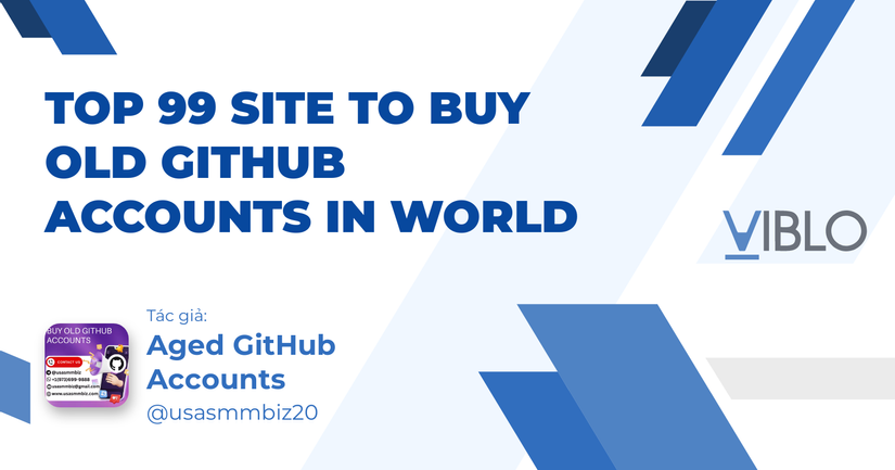 Top 99 Site To Buy Old GitHub Accounts In World