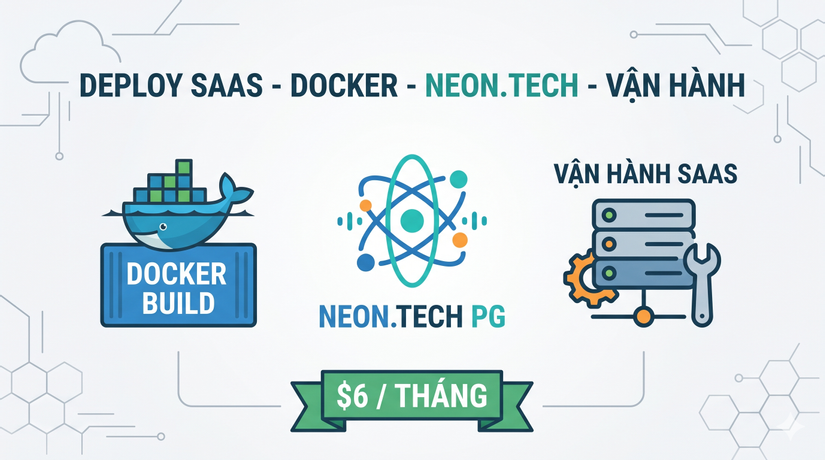 Từ Lý Thuyết Đến Thực Tế: Deploy SaaS $6/Tháng - Docker 4-Stage Build, Neon.tech PostgreSQL, và Những Bài Học Vận Hành Thực Tế