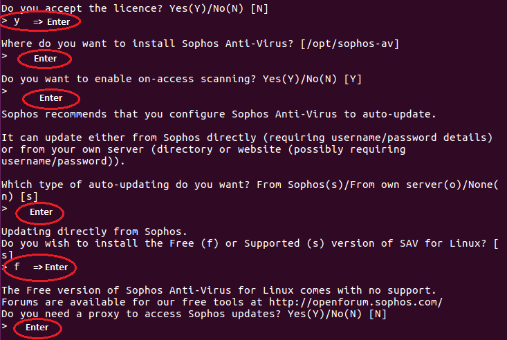 Install sophos antivirus ubuntu