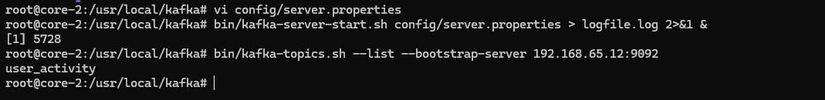 kafka 2 3 list