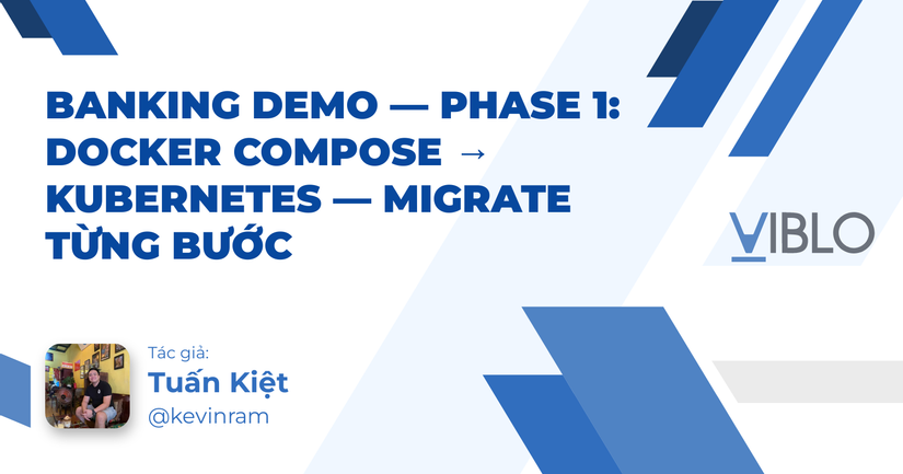 Banking Demo — Phase 1: Docker Compose → Kubernetes — Migrate từng bước