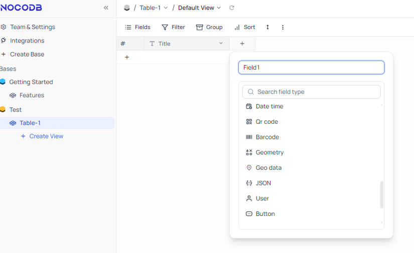 Nocodb Gui Giới thiệu về NocoDB