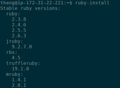 ruby-install