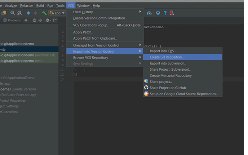 Easy Version Control With Git in Android Studio