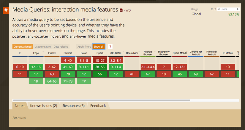 Detect mobile CSS