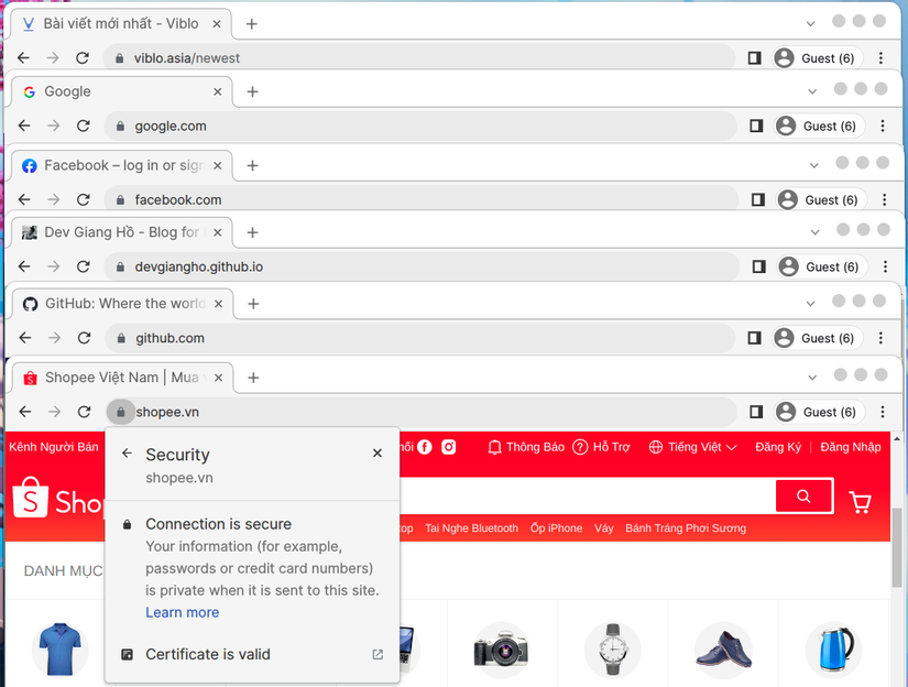 rat nhieu trang web dung https