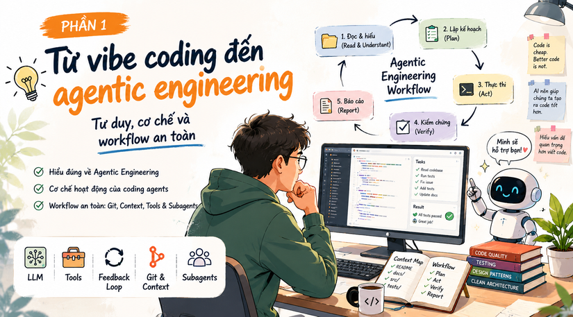 Agentic Engineering (Phần 1): Từ “vibe coding” đến cách làm phần mềm một cách bài bản