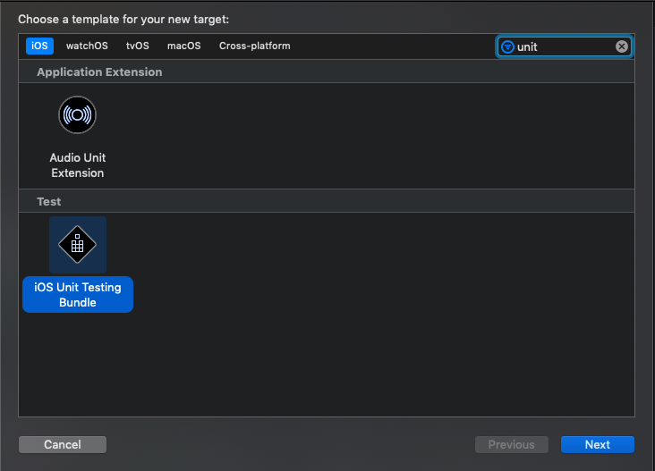 [Xcode] Thêm UnitTesting vào project