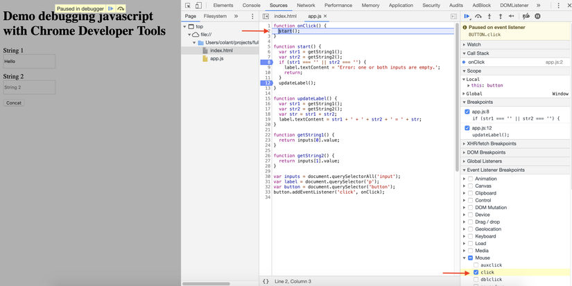 Javascript Debugging với Chrome Developer Tools – MTVIet Website