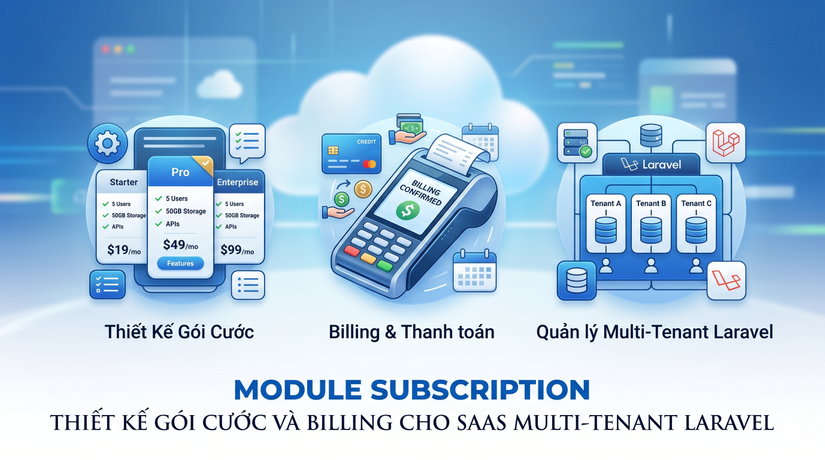 Từ Lý Thuyết Đến Thực Tế: Module Subscription - Thiết Kế Gói Cước và Billing Cho SaaS Multi-Tenant Laravel